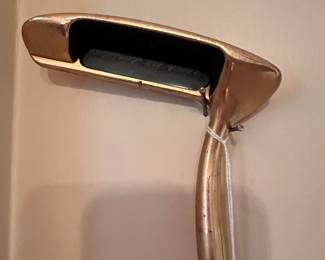 Gold plated golf club