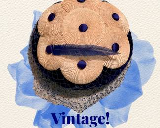 Over 40 vintage designer hats