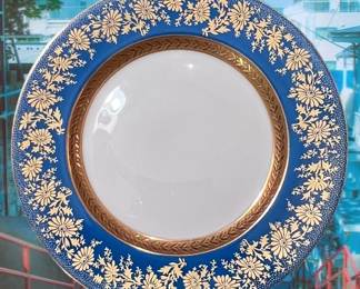 (12) Limoges dessert/bread & butter plates