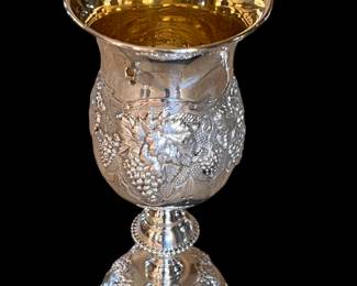 Grape pattern sterling goble