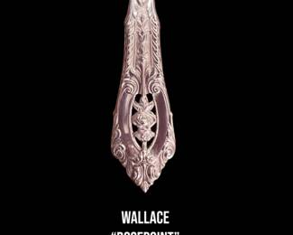 (2) enormous sets of Wallace “Rosepoint” sterling