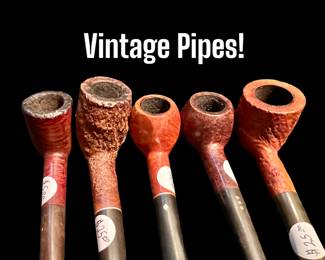 Vintage burled pipes