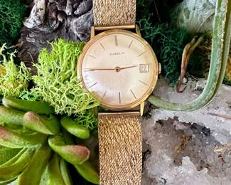 Gubelin 18k men’s watch.  It works!