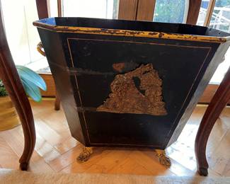 Antique French told container purchased from Loyd-Paxton (Dallas) in the 1960’s