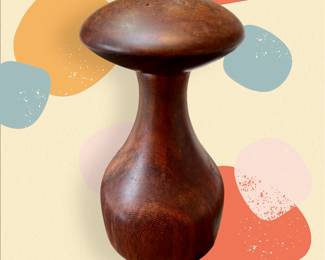 Danish mushroom salt shaker