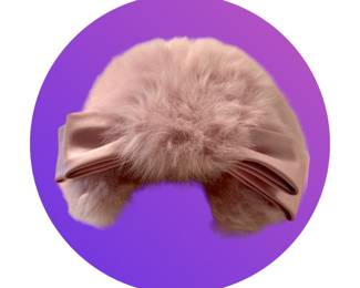 Off to the matinee in my new fur hat!