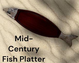 MCM HUGE fish platter
