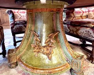 Base of Don Ruseau game table