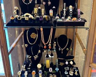 An entire case of fine jewelry!  It’s ALL AMAZING!