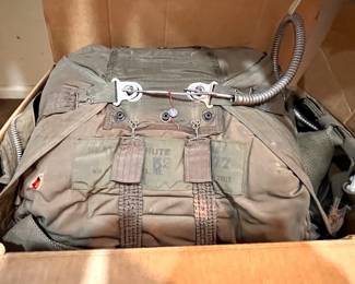 Korean War era (1953) seat parachute