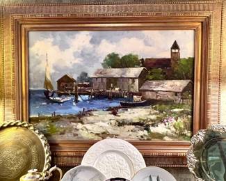 “New England” oil on canvas