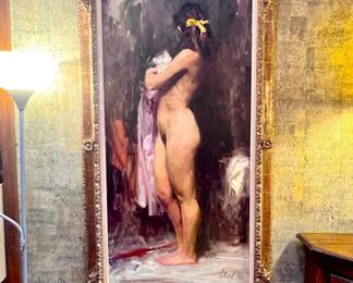 Richard Schmid nude oil painting