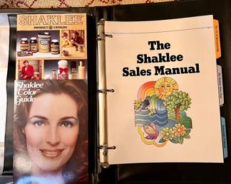 If you don’t know what Shaklee is…you’re young…be thankful!  Google it.  Vintage Shaklee sales manual that’s never been touched.  So fun to look at!