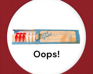 Golf Tease vintage golf tees in original box