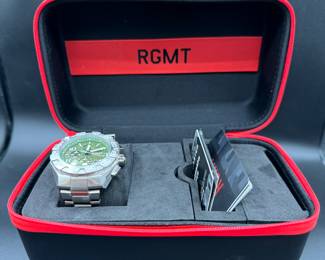 56	$140 	
RGMT watch green face in box. 