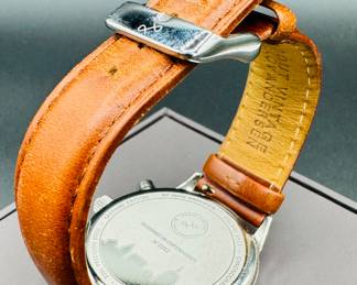 4	$86 	
Vintage 1815 by Skov Andersen chronograph Quartz Men watch - white/brown leather 	