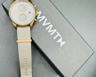 21	$59 	
MVMT chrono grey leather band 
