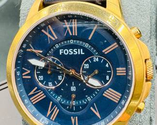 59	$40 	
Fossil Grant Blue band