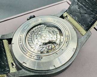 11	$125 	
Chronologia Automatic pilot watch grey & Army green canvas strap militaria in box 
