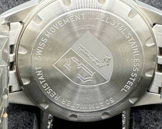 8	$90 	
Men's Three Leagues Swiss watch 50ATM/1650FTin box 