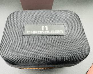 11	$125 	
Chronologia Automatic pilot watch grey & Army green canvas strap militaria in box 