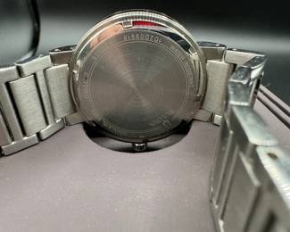 27	$80 	
Bulova Futuro Modern chronograph black dial men running 