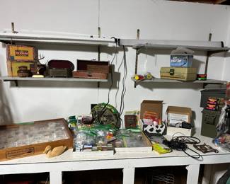 Overview of room in basement