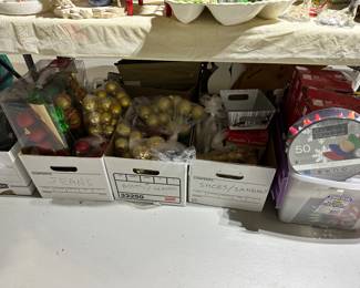 Christmas ornaments, new lights and additional supplies