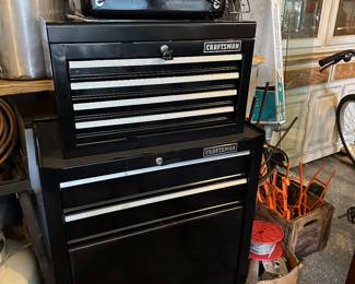 CRAFTSMAN tool chest and portable grill