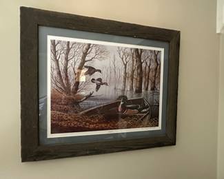 "Drawing a Pair" signed print by John Elberhardt