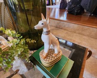 Vintage Saluki dog figurine--Andrea by Sadek (pair available)