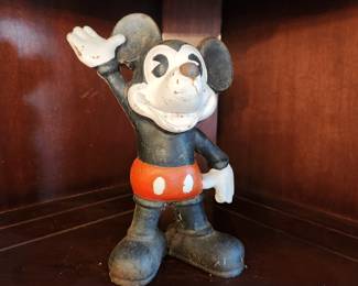 Vintage Pie Eye Cast Iron Bank