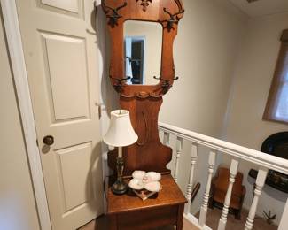 Antique Hall Tree