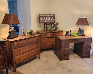 Vintage Chest and Desk