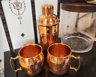Copper Shaker and Mules