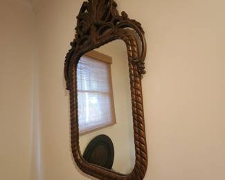 Mirror with Rope Detailing
