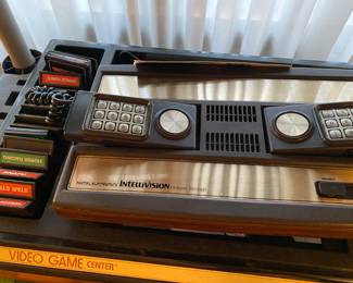 Vintage Mattel Intellivision Game System with Games