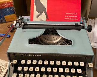 Vintage Remington Portable Typewriter with Case Made in France