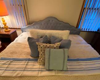 Vintage Silk King Headboard