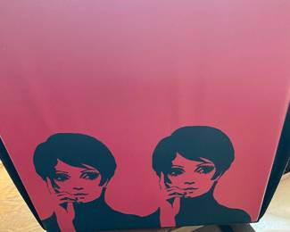 Mid Century Carousel Wig Travel Case