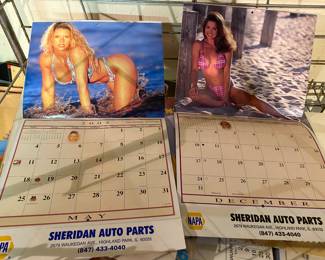 Napa, Snap On, Girly Calendars 