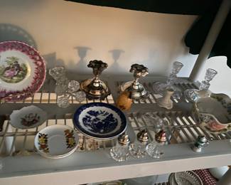 Vintage Candle Holders, Vintage S & P Shakers