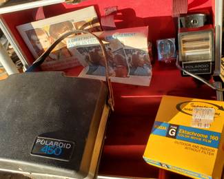 Polaroid 450 Camera with Case & Accessories