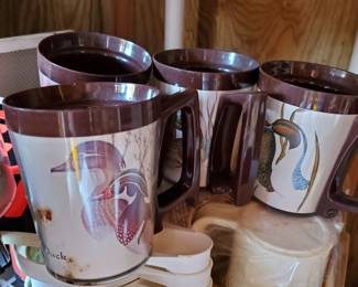 Vintage MCM Duck Mugs