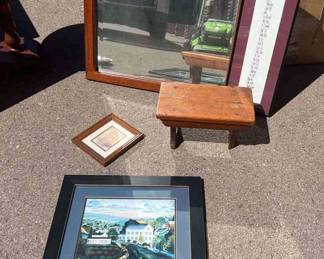 Vintage Wood Finds And Footprints