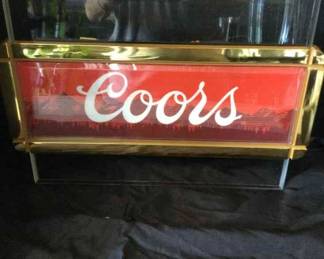 Coors Plastic Back Bar Electric Light