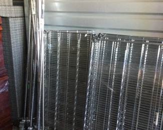 X3 Metal Shelving On Wheels