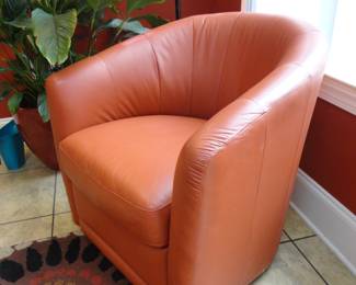 Natuzzi Editions Swivel Accent Chair