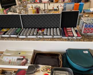 Ver nice Poker Chip Sets