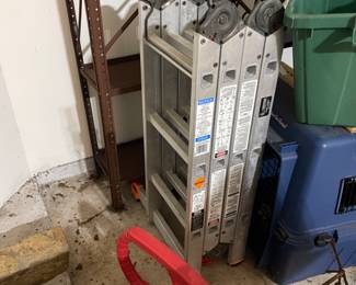 Ladder and misc garage